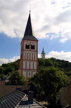 Die Servatius-Kirche und die Abtei Michaelsberg