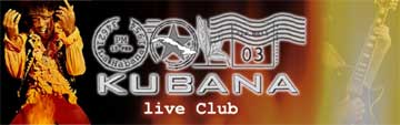 Schriftzug Kubana live Club
