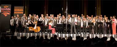 Die Chorgemeinschaft Germania beim Herbstkonzert in der Rhein-Sieg-Halle