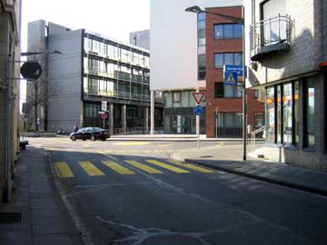 Der Minikreisel Mühlenstraße/Siegfeldstraße