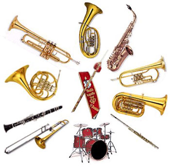 Das Bild zeigt verschiedene Instrumente