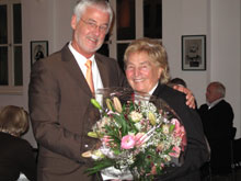 Das Bild zeigt Franz Huhn mit Leni Neunkirch