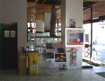 Umbauarbeiten im Rathaus-Foyer