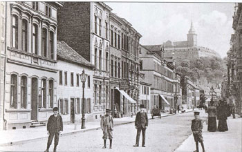 Historische Ansicht der Kaiserstraße 
